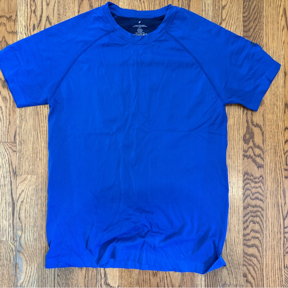 Fabletics Blue Short Sleeve Tee
